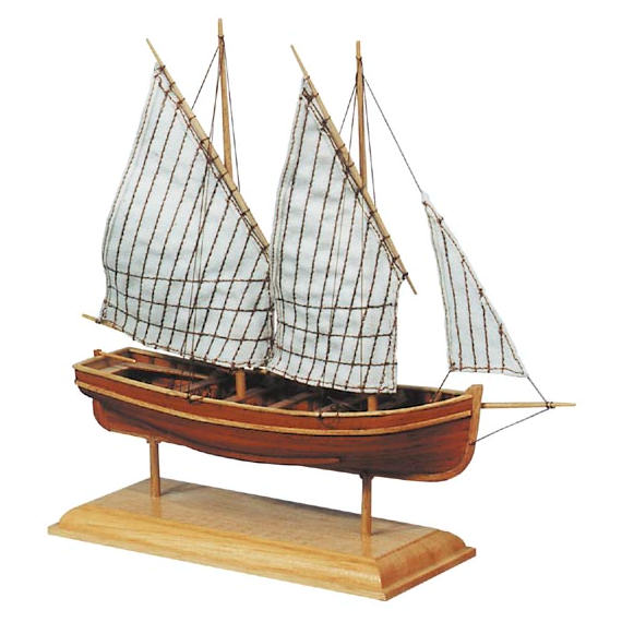 Klick zeigt Details von Echtspant-Schiffsmodellbausatz Beiboot der Kaiserlichen Marine 18.-19. Jahrhundert - M 1:75