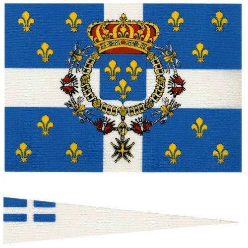 Klick zeigt Details von Flaggensatz Marseille - M 1:64