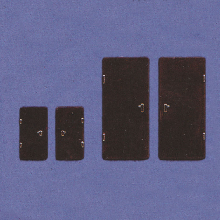 Klick zeigt Details von Tür, Anschlag links, Kunststoff, schwarz, M 1:100