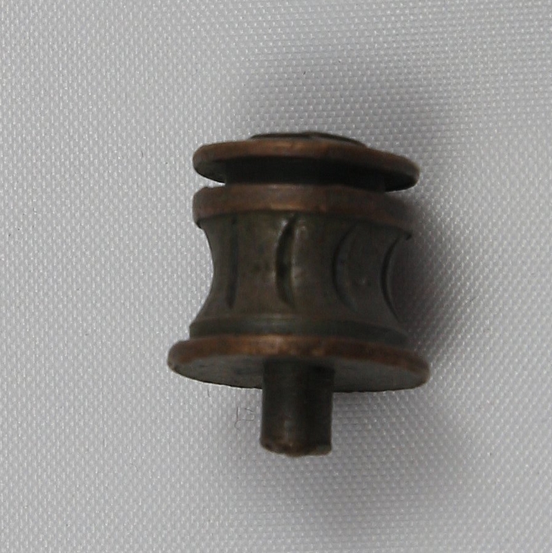 Ankerspill/Gangspill, Metallguss, brüniert, Ø12 x 13 mm