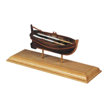Klick zeigt Details von Echtspant-Schiffsmodellbausatz Dingi von 1750 - M 1:35 bis 1:50