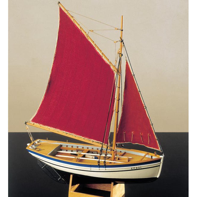 Klick zeigt Details von Modellbausatz Schiffsmodell Sloup - französisches Fischerboot - 19. Jh. - M 1:25