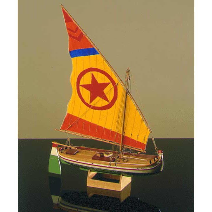 Klick zeigt Details von Modellbausatz Schiffsmodell Paranza - italienisches Fischerboot - 19. Jh. - M 1:25