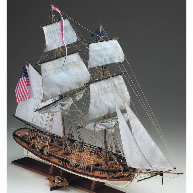 Klick zeigt Details von Modellbausatz Schiffsmodell Eagle - amerikanische Brigg von 1812 - 19. Jh. - M 1:85