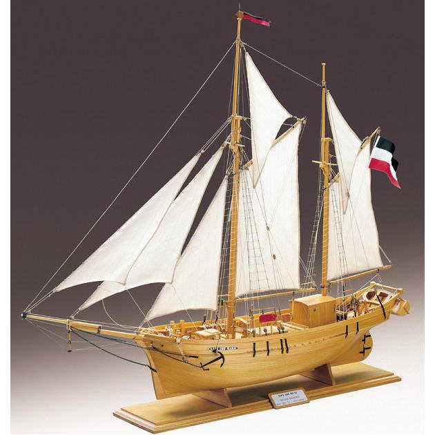 Klick zeigt Details von Modellbausatz Schiffsmodell Ostsee-Galeasse Karl und Marie - 18. Jh. - M 1:40