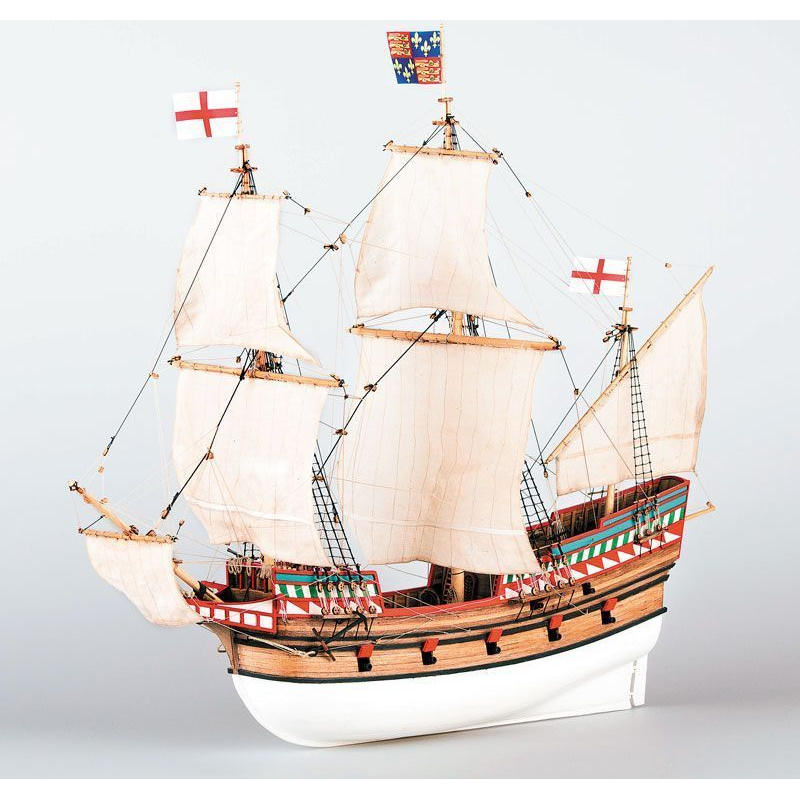 Klick zeigt Details von Modellbausatz Schiffsmodell Golden Hind 16. Jh. - M 1:72