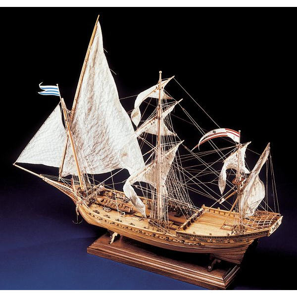 Klick zeigt Details von Modellbausatz Schiffsmodell Schebecke Mistique - 18. Jh. - M 1:50
