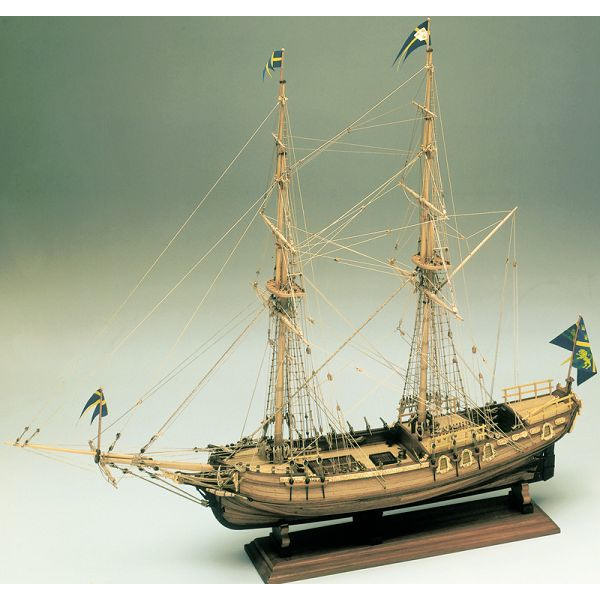 Klick zeigt Details von Modellbausatz Schiffsmodell Amphion - 18. Jh. - M 1:40