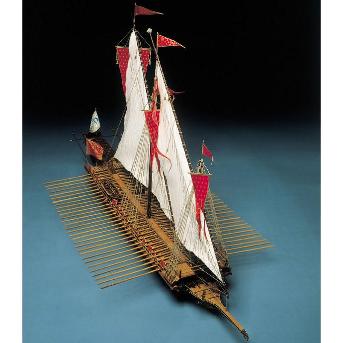 Modellbausatz Schiffsmodell Reale de France - französische Galeere 17. Jh. z.Zt. Ludwig XIV - M 1:60