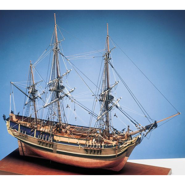 Klick zeigt Details von Modellbausatz Schiffsmodell HMS Bounty - englisches Handelsschiff von 1784 - 18. Jh. - M 1:64