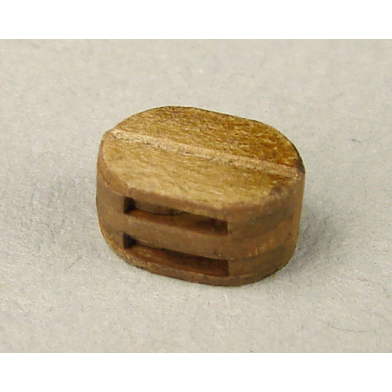 Klick zeigt Details von Doppelblock Karton 2,5 mm (ShipYard Bausatz)