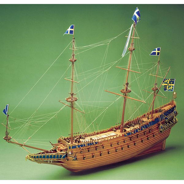 Klick zeigt Details von Schiffsmodellbausatz Wasa - schwedisches Kriegsschiff von 1628 - 17. Jh. - M 1:60