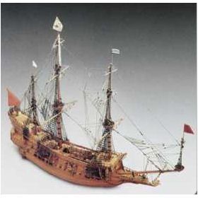 Klick zeigt Details von Modellbausatz Schiffsmodell La Couronne - französisches Galeone von 1636 - 17. Jh. - M 1:98