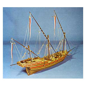 Klick zeigt Details von Modellbausatz Schiffsmodell Schebecke Sciabeggio von 1753 - 18. Jh. - M 1:49