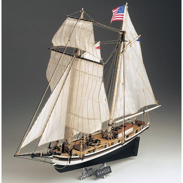 Klick zeigt Details von Modellbausatz Schiffsmodell Topsegelschoner Ranger - 19. Jh. - M 1:50
