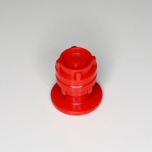 Klick zeigt Details von Schlauchanschluss einfach mit Flansch rot Ø 6,5 mm