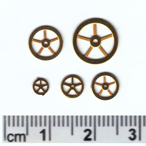 Klick zeigt Details von Handrad rund Ø 5 mm